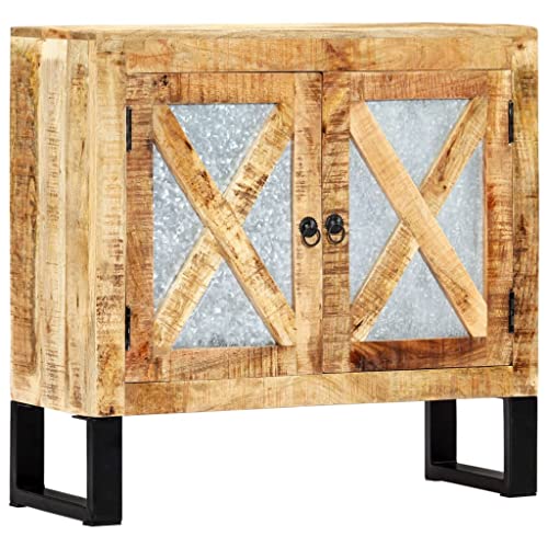Solid Wood Mango Sideboard 31.5"x11.8"x29.9" R9750