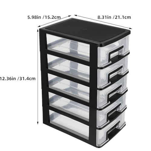 4 Drawer Plastic Desk Organizer K906