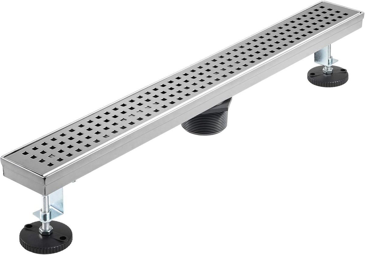 304 Stainless Steel 24x2.75in Linear Shower Floor Drain, Pack of 2 L1999