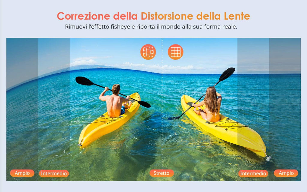 Native 4K 60fps 20MP Touch Screen Wi-Fi Action Sports Camera with 40M Waterproof Case Y8964