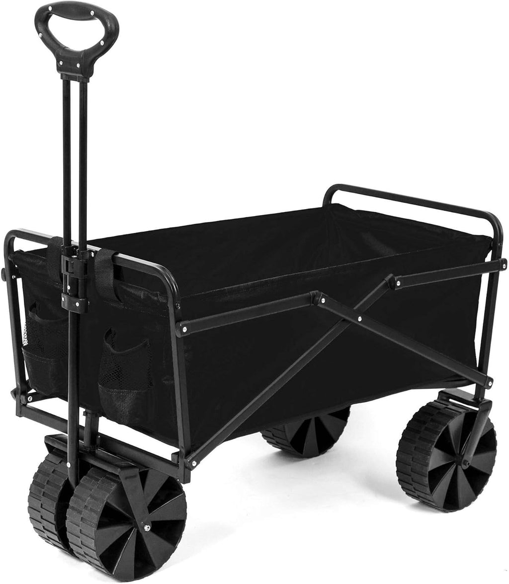 Green Collapsible Utility Beach Wagon Cart W95948