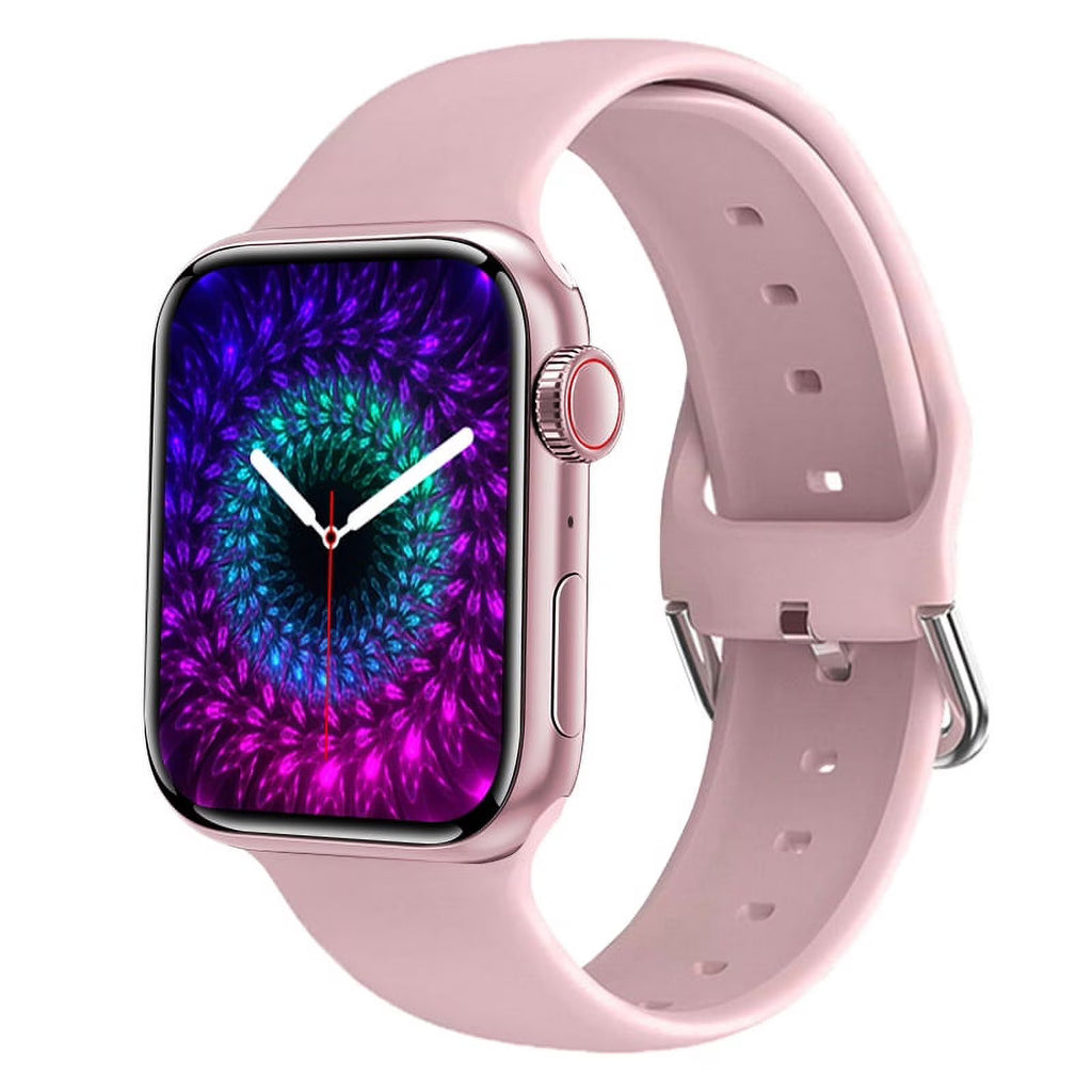 Pink Wireless Bluetooth Smart Watch with Heart Rate Monitor S5542