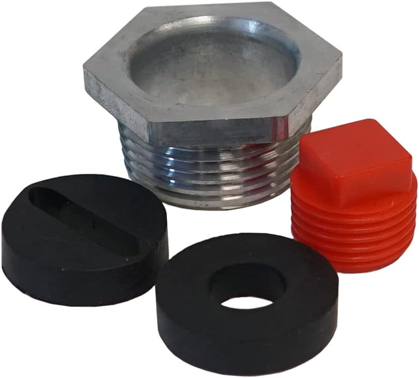 5 Cast Iron Well Seal Cap Split Top Plate Single Drop 1in A63848
