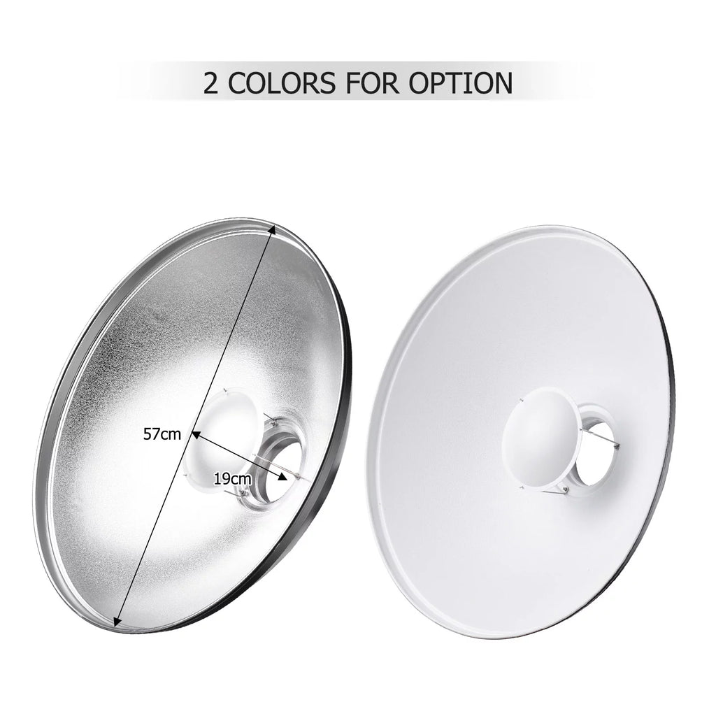 22 Inch Beauty Dish Reflector Diffuser with Honeycomb Soft Cloth D496895