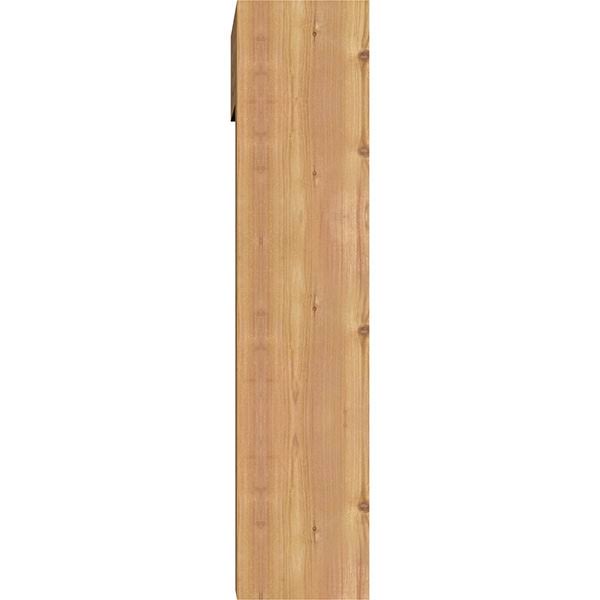 Thorton Block Smooth Bracket with Offset Brace, Western Red Cedar F112061