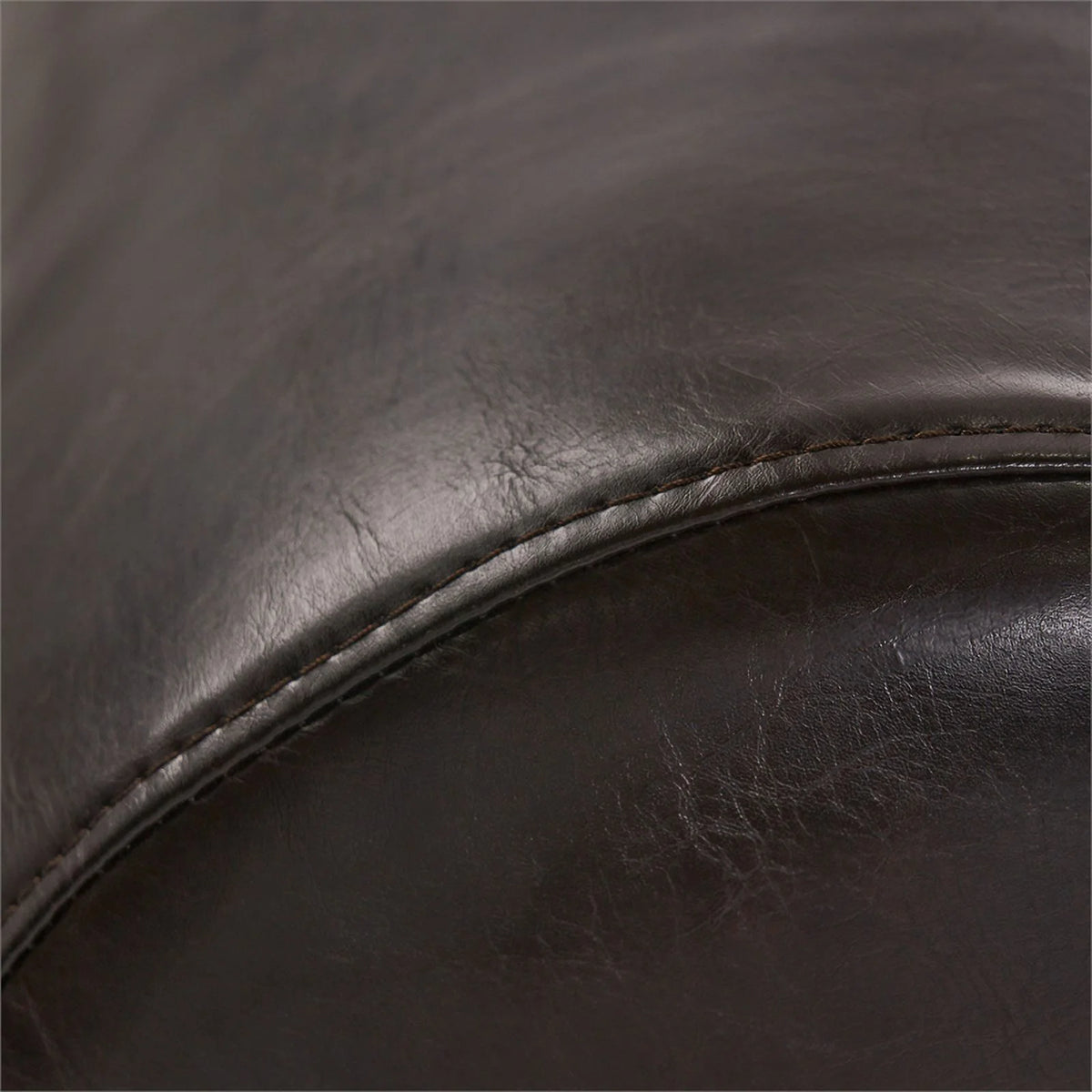 Brown Leather Slipper Chair F63619