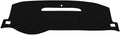 Black Custom Velour Dash Cover Mat Pad Pack of 2 A8571