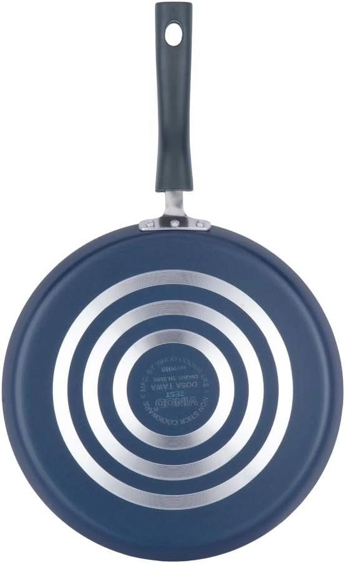Non-Stick Flat Dosa Tawa/Griddle, 10", Black/Blue E40672