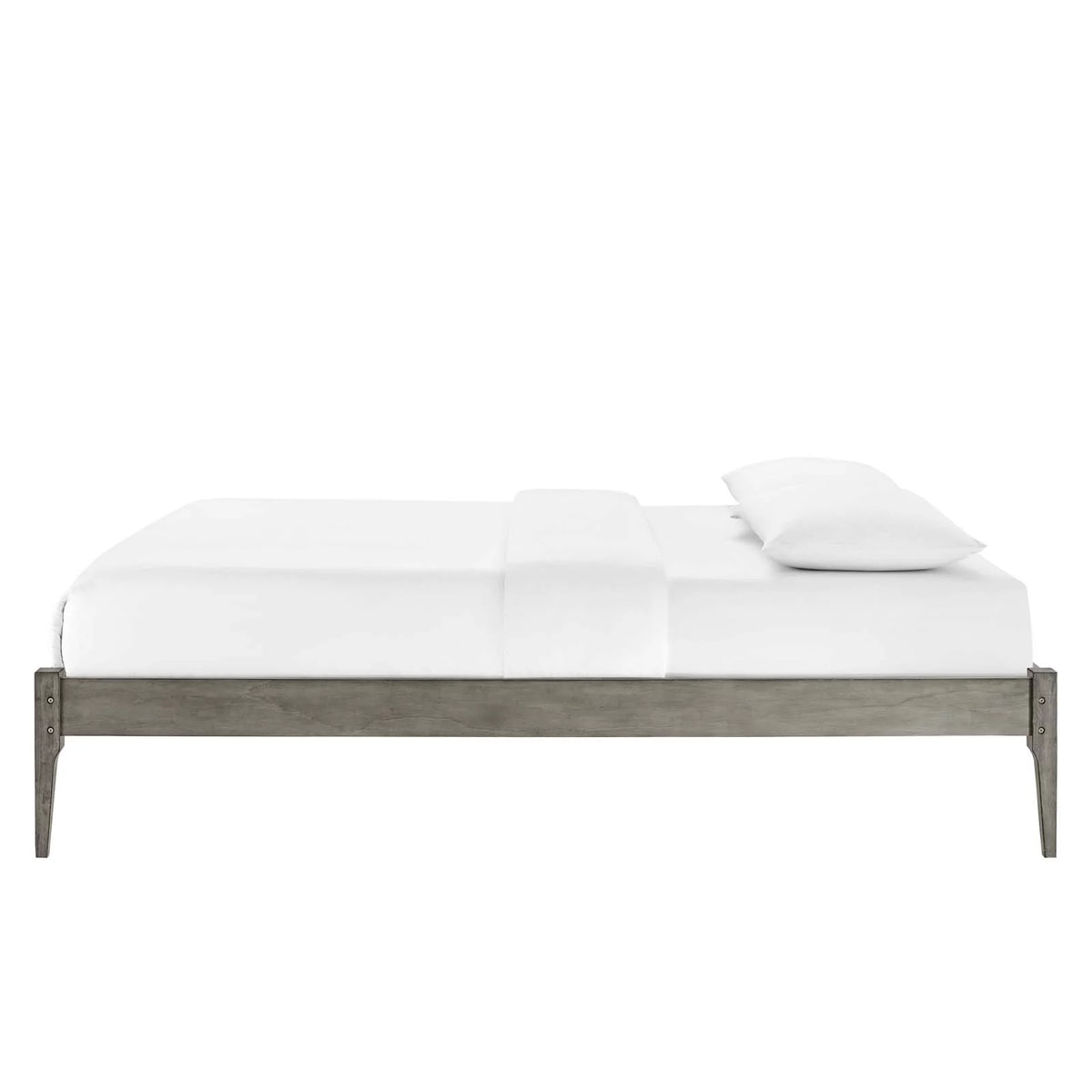 Twin Size Wood Platform Bed Frame I53884