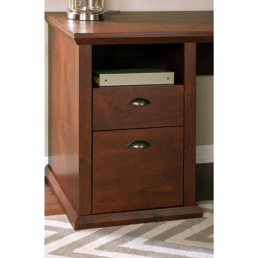 L Shaped Desk with File and Storage X2627