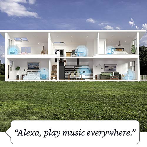 Echo with premium sound, smart home hub, and Alexa, Charcoal D327188
