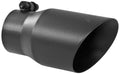 Black 8x22 Universal Exhaust Tip I426748