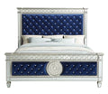 Blue Velvet Eastern King Bed V637021
