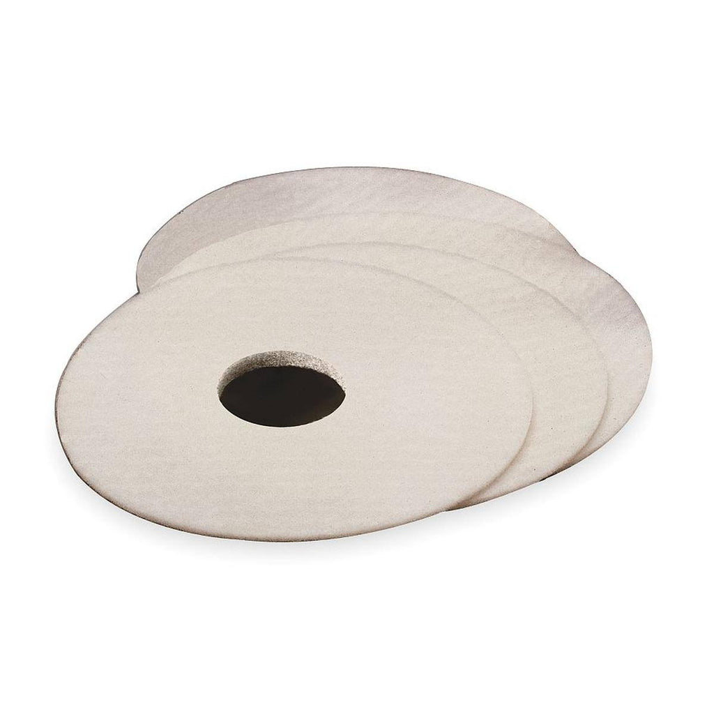 White 19 in Bonnet Pad Carpet, 5/Case W7714