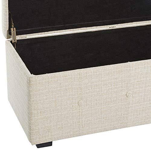 Beige Wood Traditional Storage Bench, Set of 3 A218