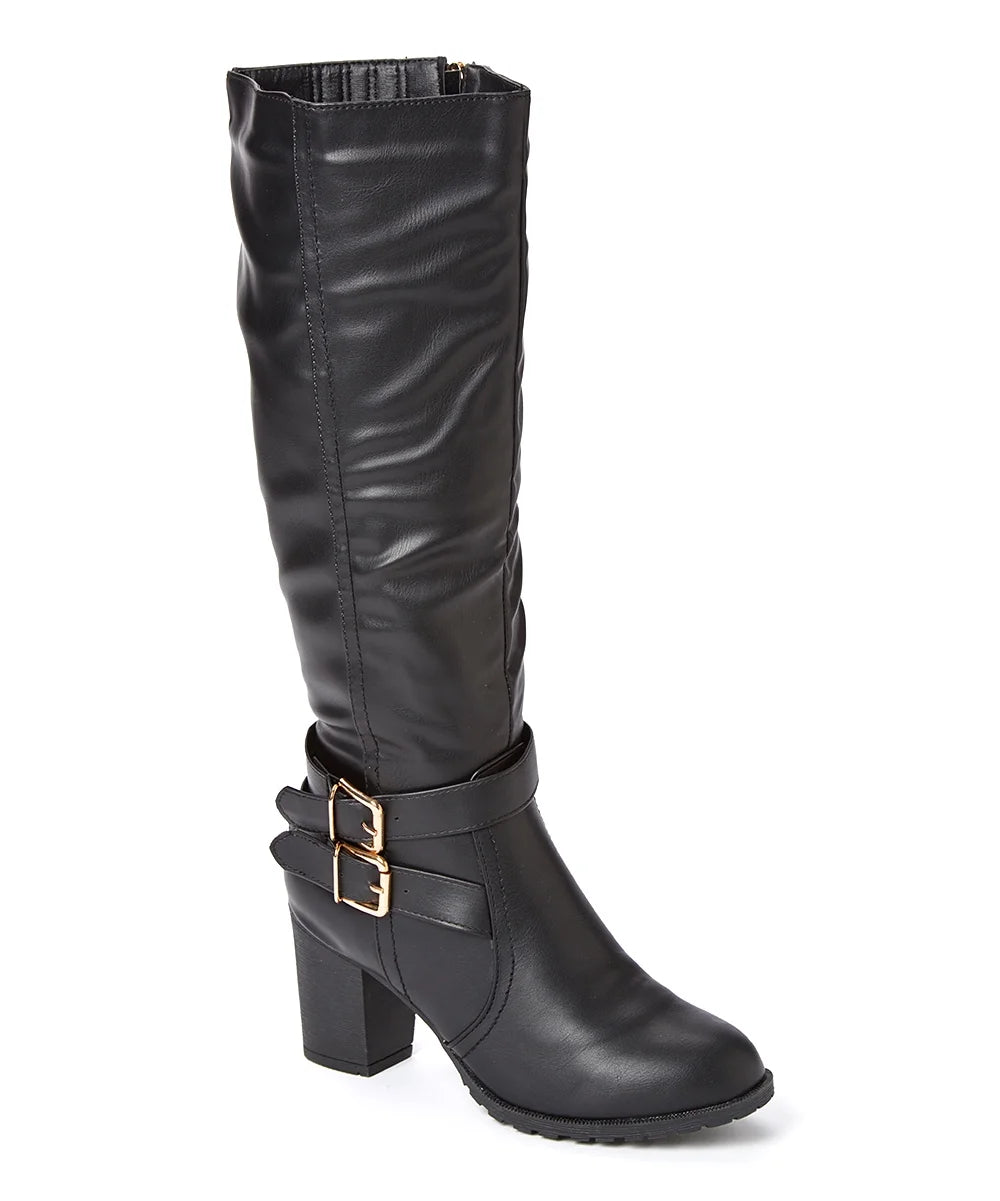 Textured Tall Boot D88773