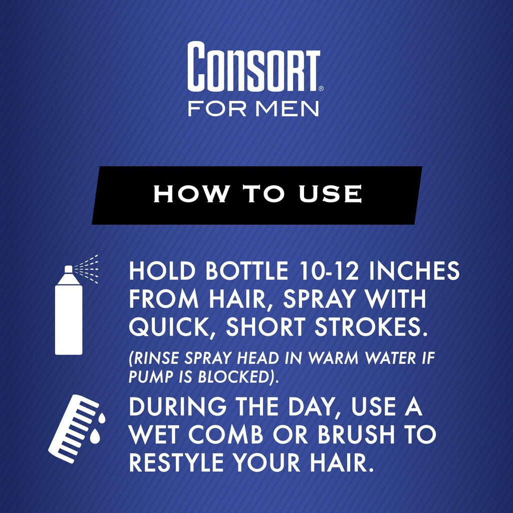 Unscented Hair Spray 8oz Pump 3 Pack V7520