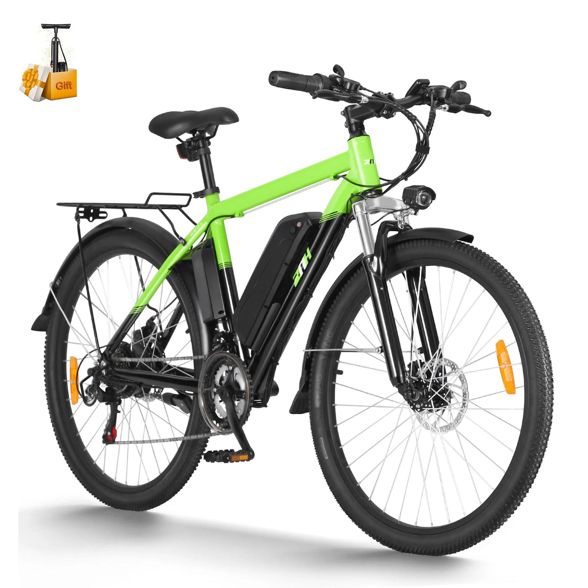 Electric Mountain Bike 350W 21 Speed Black I637256