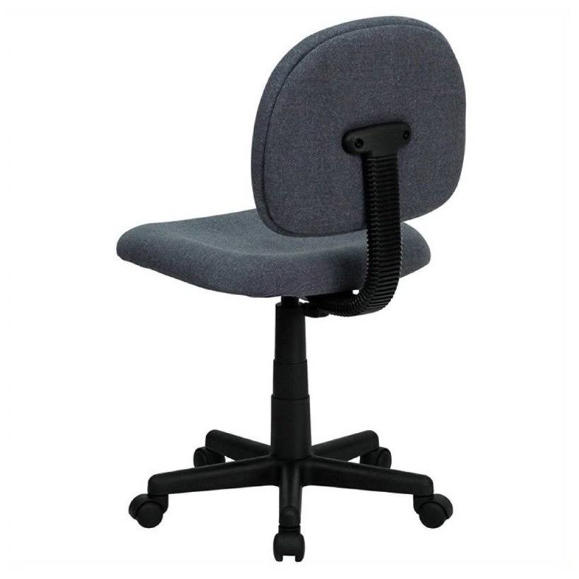 Armless Ergonomic Task Office Chair in Gray W450401
