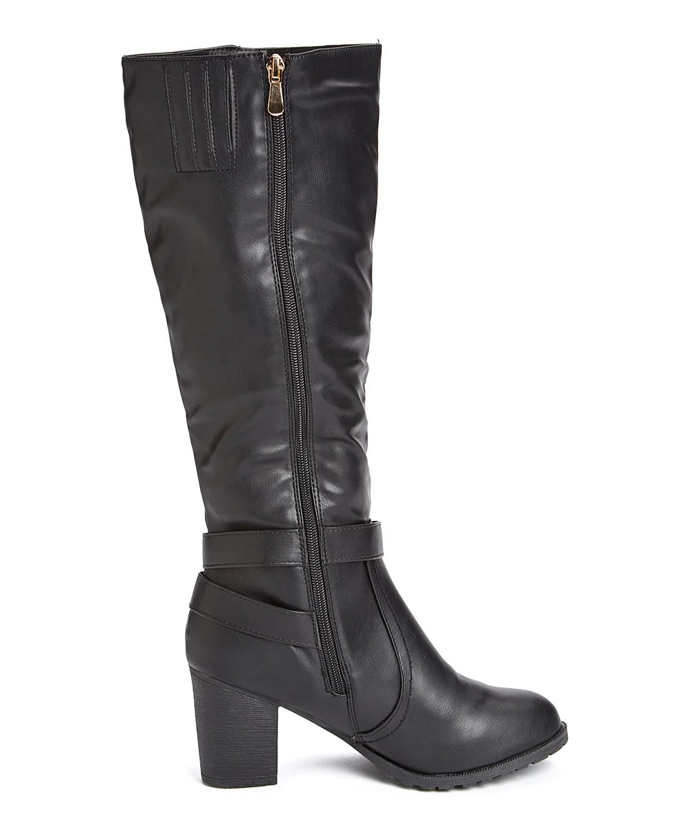 Textured Tall Boot D88773