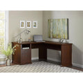 L Shaped Desk with File and Storage X2627