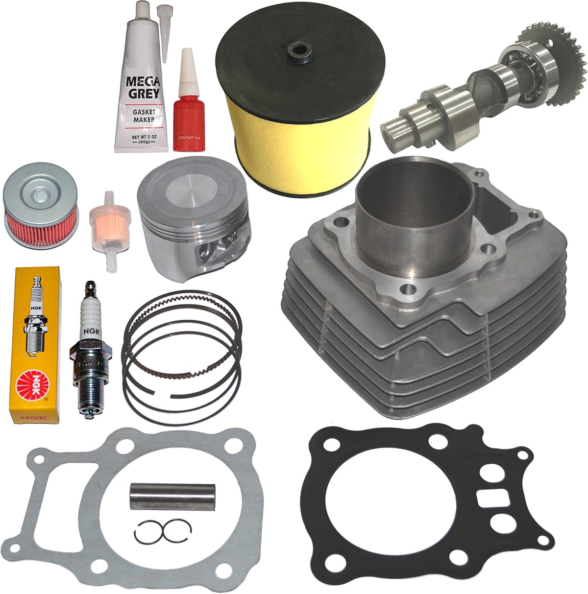 Cylinder Piston Rings Camshaft Kit Set W498157