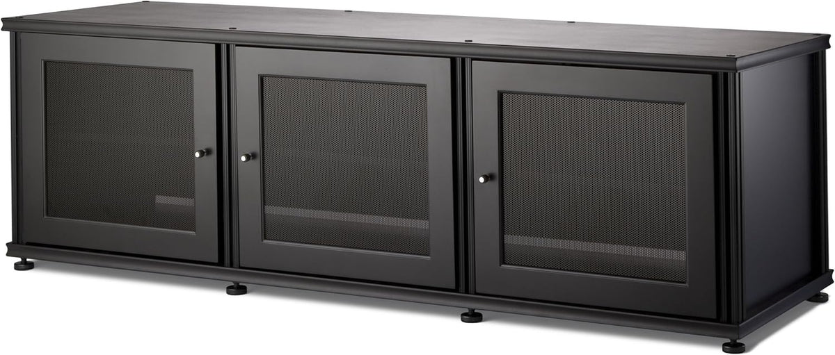 Walnut Black A/V Cabinet with Three Doors M974