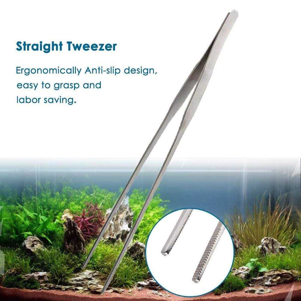 Long Stainless Steel Aquarium Plant Tools Set K999786
