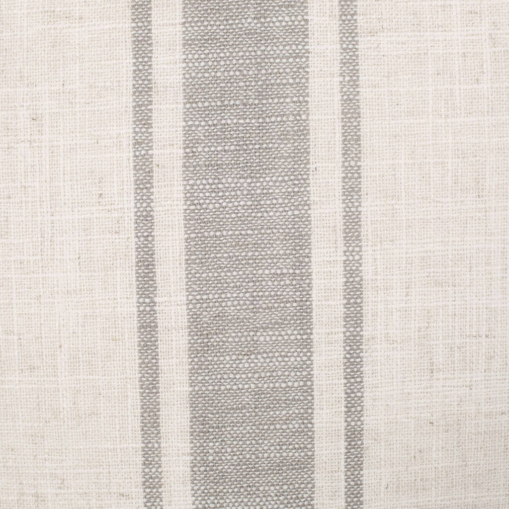 Dining Chair Set of 4 Gray Stripes Light Beige Natural K9404