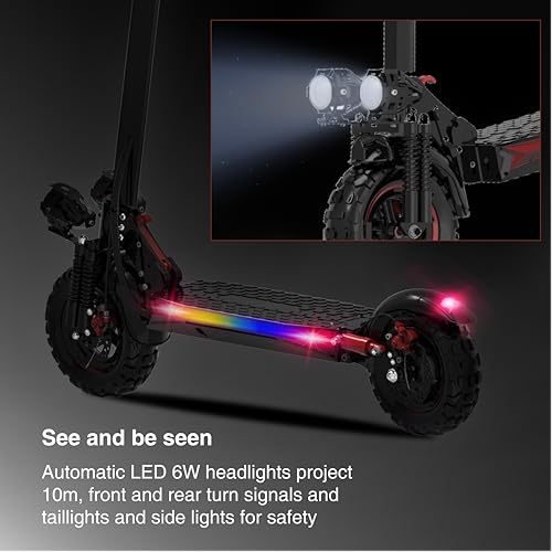 48V 1200W 35 Mph Foldable Electric Scooter with Seat R692576
