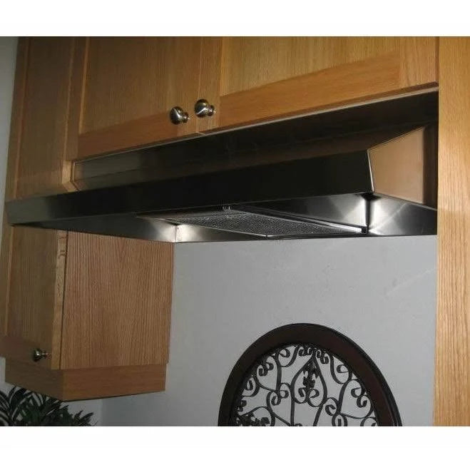 White Under Cabinet Range Hood T742640