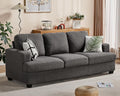 Grey Chenille 3 Seater Sofa I93989