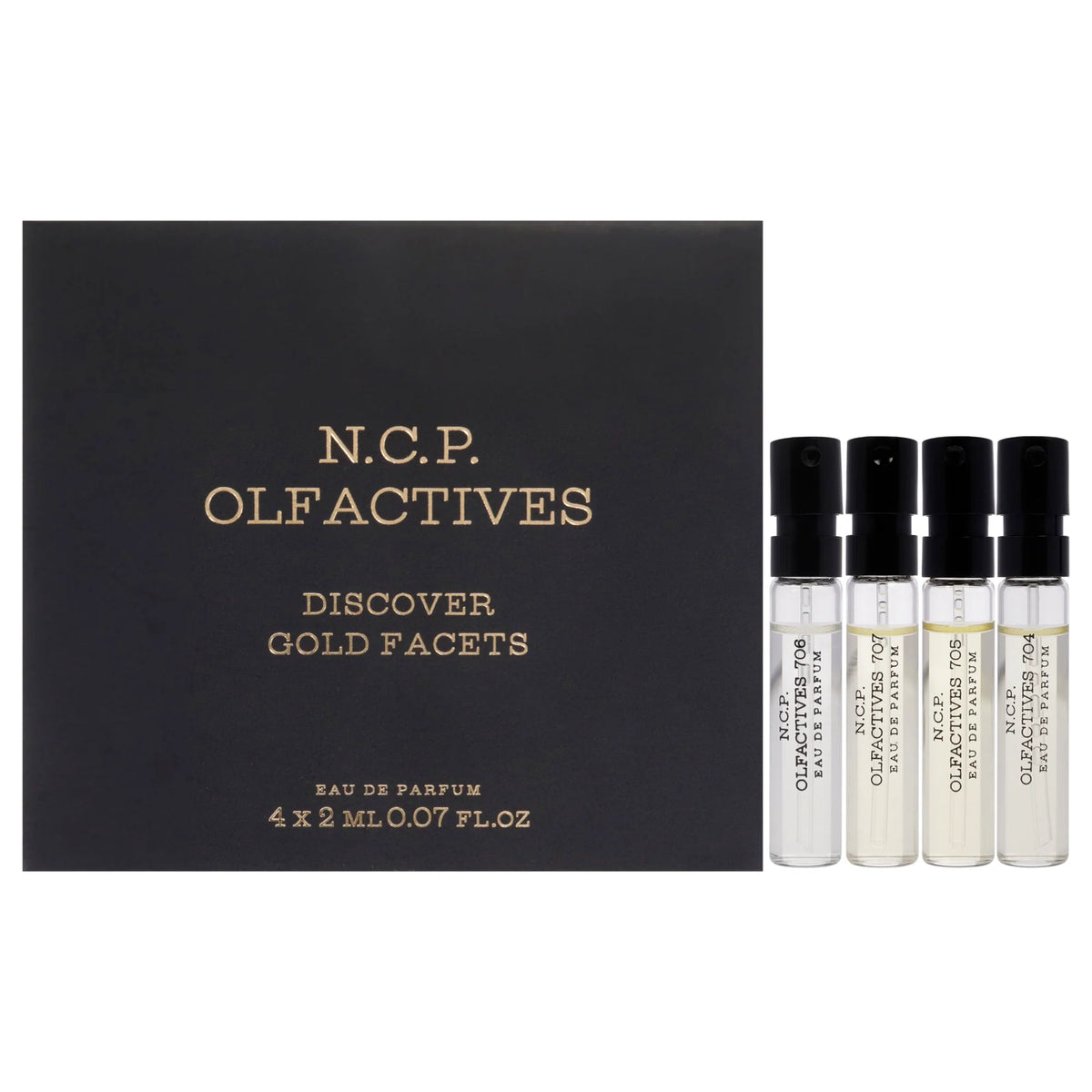 4 x 2 ml Incense and musk EDP Spray, Leather and oud EDP Spray, Saffron and oud EDP Spray, Patchouli and oud EDP Spray Y1811