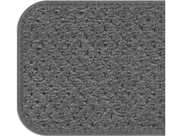 Set of 15 Gray Carpet Stair Treads T810