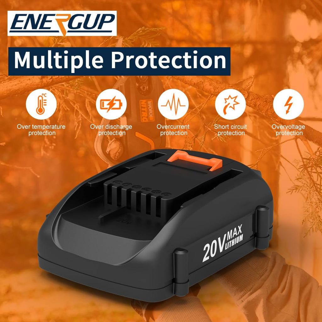 20V 4.0Ah Lithium Battery (2Pack) E762523