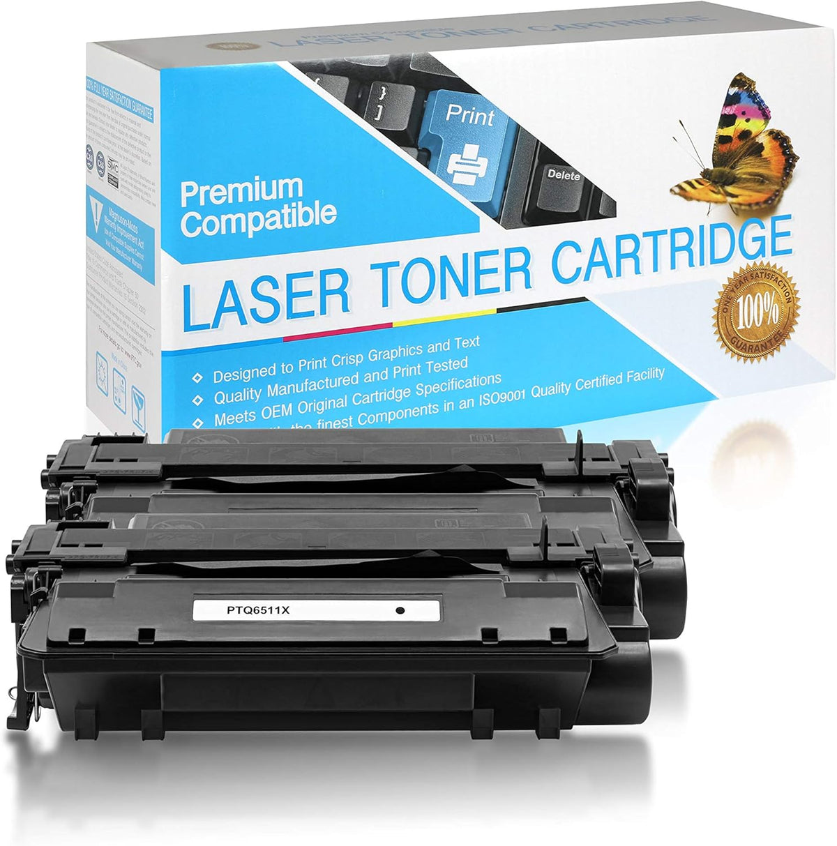 Black 2 Pack Compatible Toner Cartridge H807927