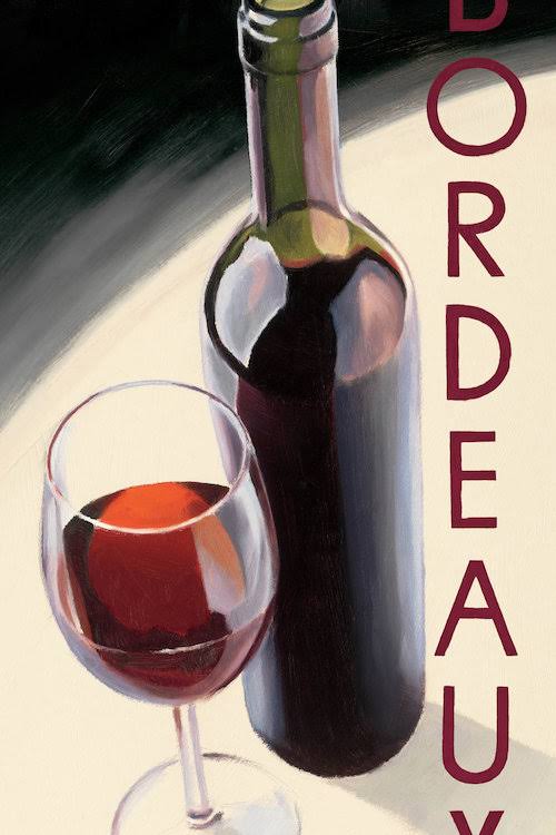 Bordeaux II Print on Canvas Art O73110