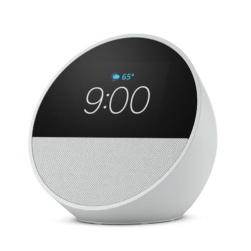 Glacier White Smart Alarm Clock with Alexa Q431521