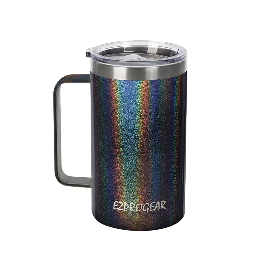 24 oz Stainless Steel Insulated Tumbler with Handle and Lid K501807