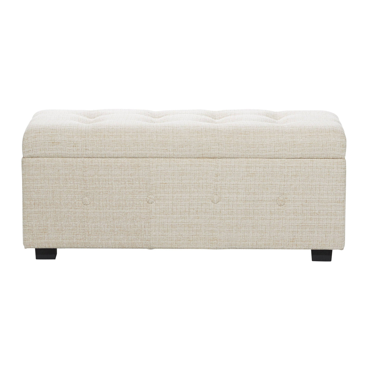 Beige Wood Traditional Storage Bench, Set of 3 A218