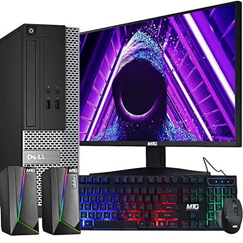 Intel Core i5 3rd Gen 16GB RAM 2TB HDD 20 inch LED Monitor RGB Speaker Keyboard Mouse WiFi Windows 10 Pro Desktop PC X4593