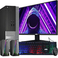 Intel Core i5 3rd Gen 16GB RAM 2TB HDD 20 inch LED Monitor RGB Speaker Keyboard Mouse WiFi Windows 10 Pro Desktop PC X4593