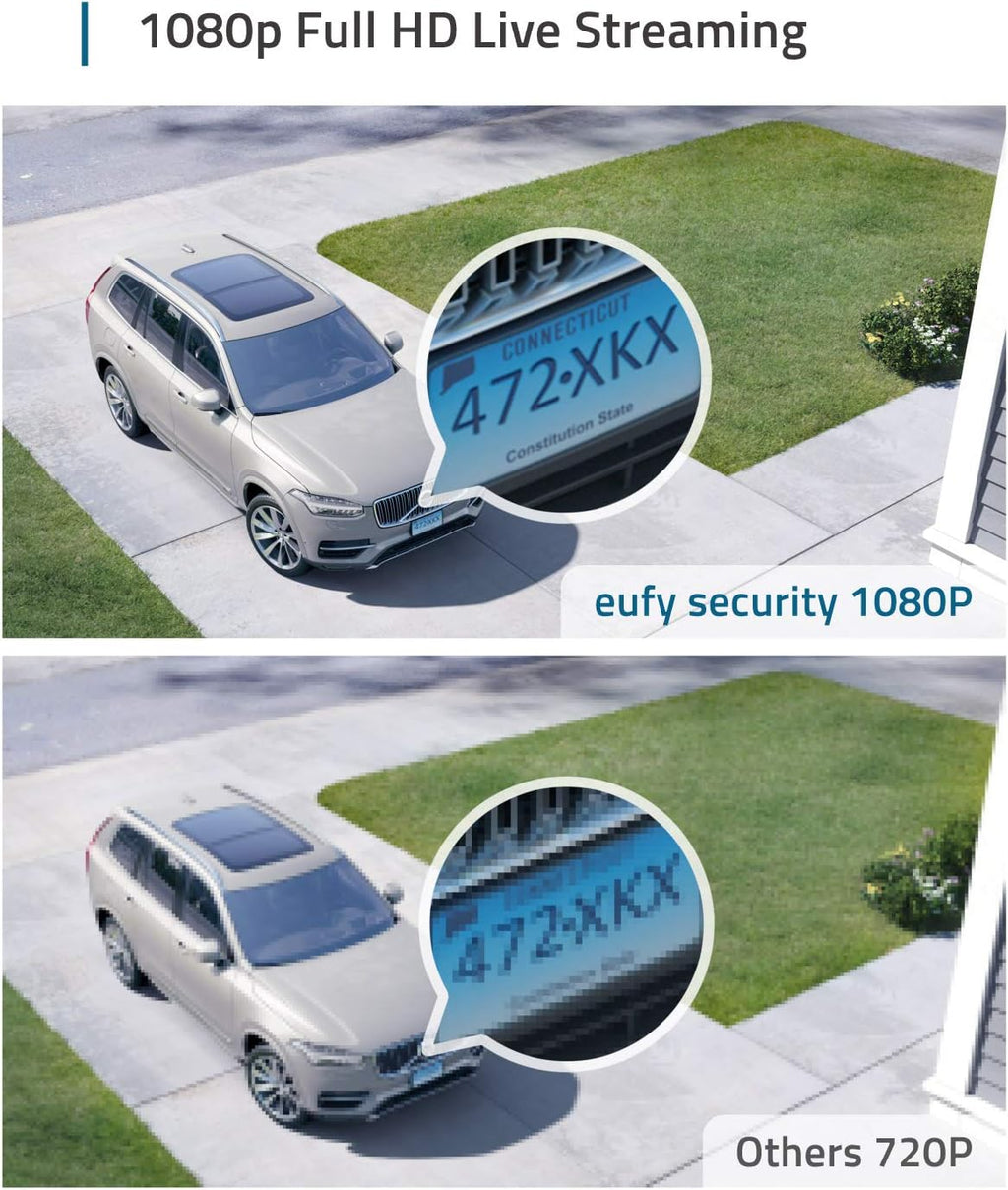 eufyCam 2C 4-Cam Kit Wireless Home Security System with 180-Day Battery Life V876463