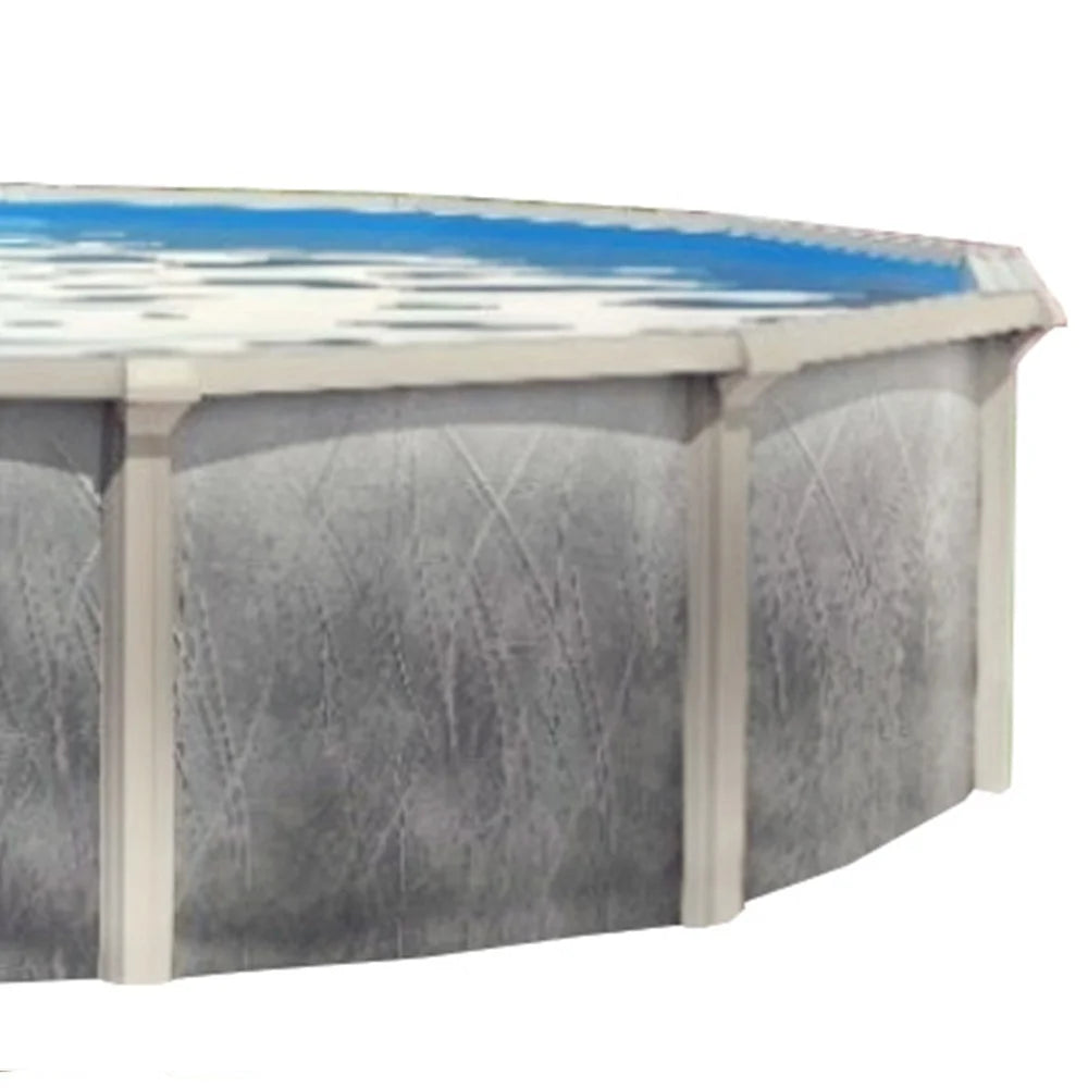18' x 52" Round Galvanized Steel Frame Above Ground Swimming Pool A9035