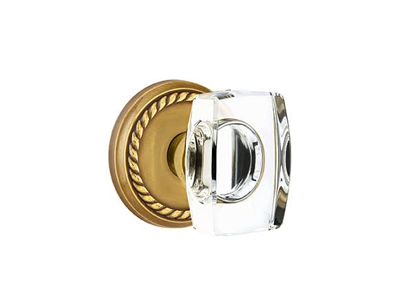 Windsor Crystal Knob Passage Set Polished Chrome C339052