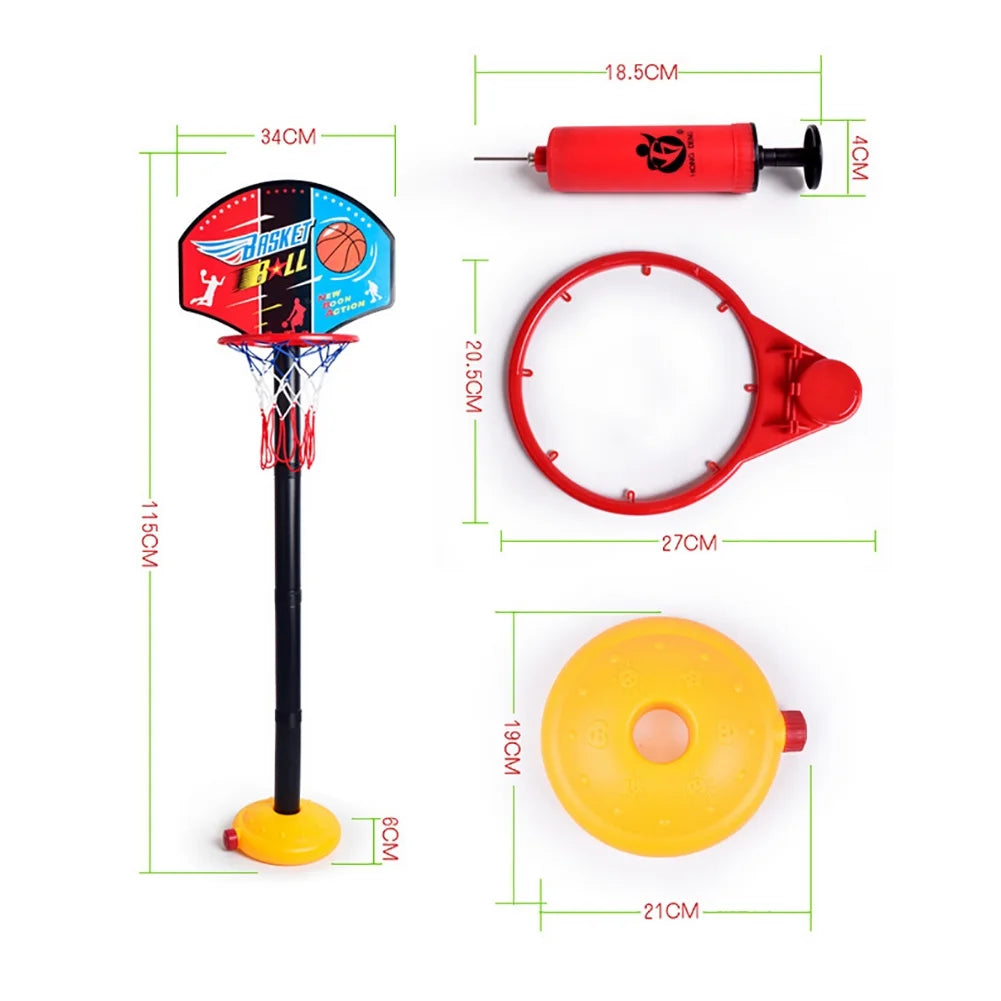 Adjustable Kids Mini Basketball Hoop Stand Toys K77243
