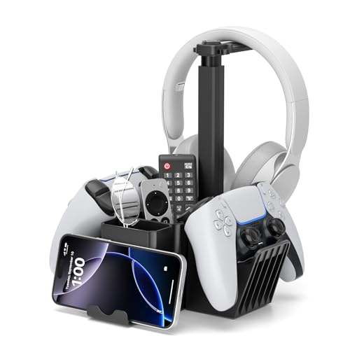 Controller Holder with Headphone Stand and Phone Holder G7929