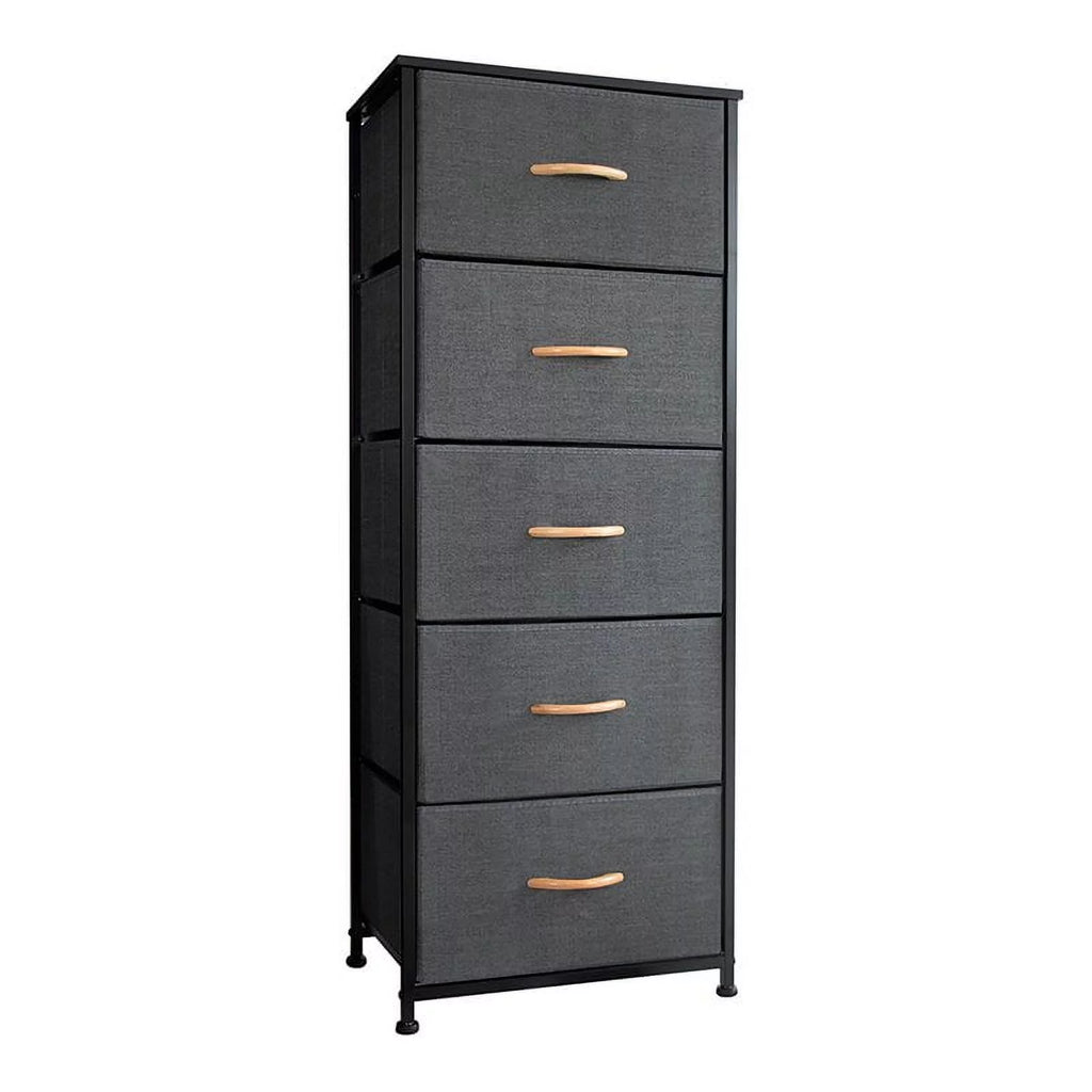 Beige 5-Drawer Vertical Storage Dresser O660