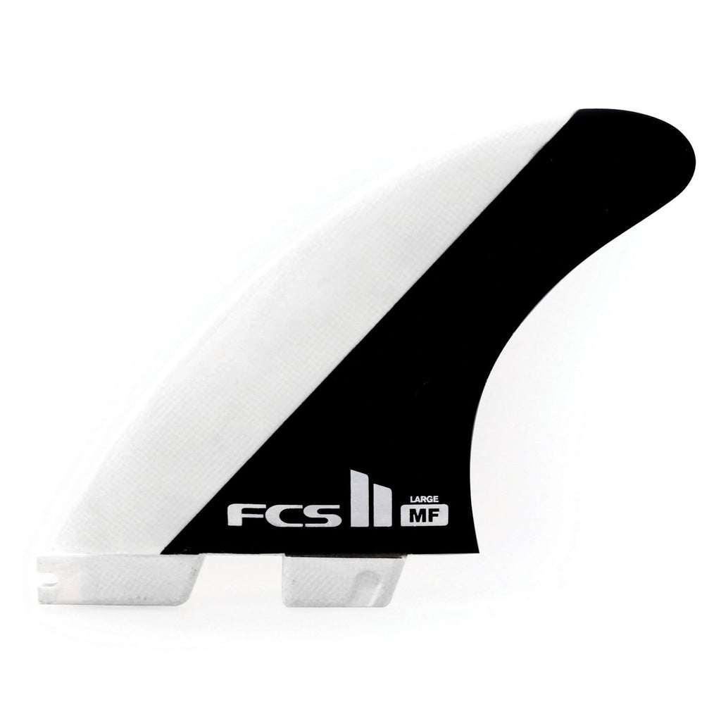 Tri Fin Set Black/White Medium P872