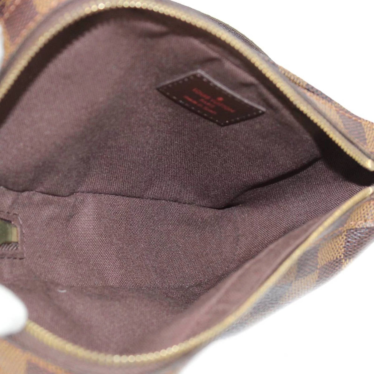 Pre-Owned Damier Ebene Waist Pouch Body Bag Y49668